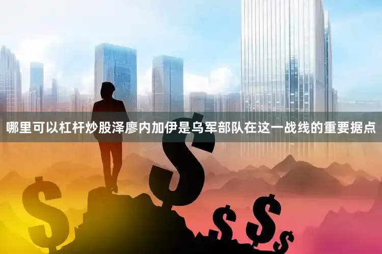 哪里可以杠杆炒股泽廖内加伊是乌军部队在这一战线的重要据点