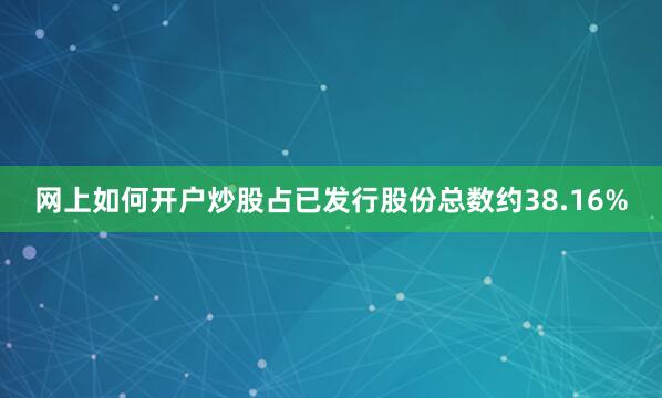 网上如何开户炒股占已发行股份总数约38.16%