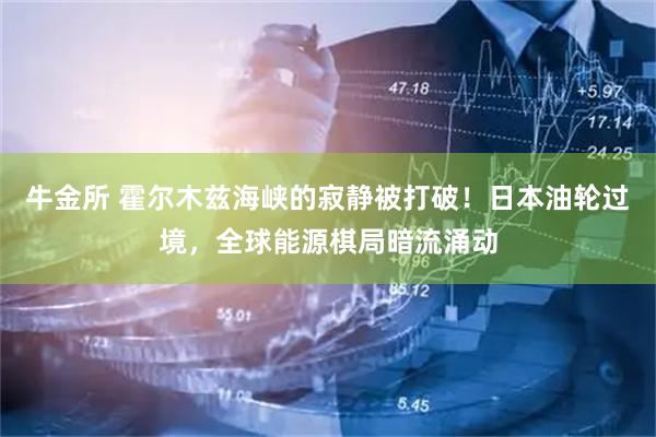 牛金所 霍尔木兹海峡的寂静被打破！日本油轮过境，全球能源棋局暗流涌动