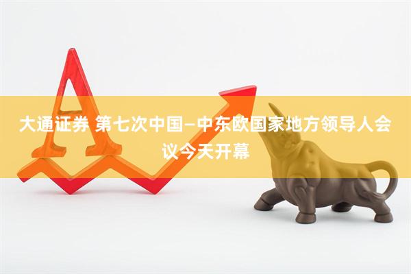 大通证券 第七次中国—中东欧国家地方领导人会议今天开幕